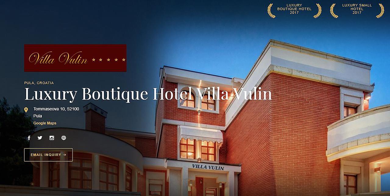 PUY Luxury Boutique Hotel Villa Vulin מראה חיצוני תמונה